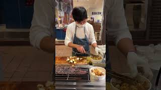 超爽「士林夜市燒烤杏鮑菇」，每天都是大排長龍啦 (Shilin Night Market BBQ Pleurotus eryngii)