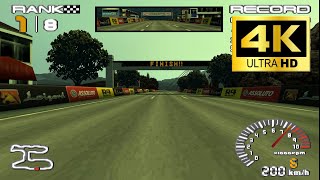 PS1を「4K」で蘇らせる!【R4 リッジレーサー TYPE 4】2分ぐらいから視聴をおすすめします。RIDGE RACER TYPE 4 4K  #2