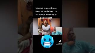 Hombre Encuentra su mujer con otro #SoloEnRD Que opinas?