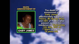 Gaby James short