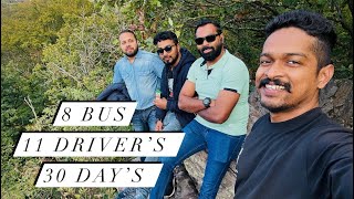 New Trip Started 🤩 🔰 8 Buses 🔰 11 Driver’s 🔰 30 Day’s…..!