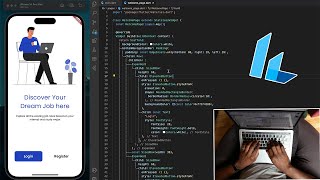 ASMR Programming Login Page UI With Flutter No Talking