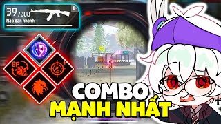 ĐÂY LÀ COMBO MẠNH NHẤT FREE FIRE, KẾT HỢP  VỚI AK RỒNG XANH HỦY DIỆT CẢ MAP ?!