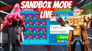 🔴LIVE🔴 SANDBOX MODE WITH VIEWERS \u0026 SIGNING UNITS - ROBLOX Toilet Tower Defense GIVEAWAY EP 77