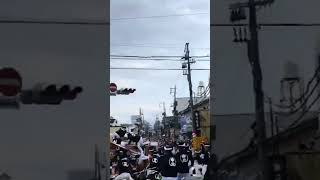 2018岸和田だんじり祭中北町カンカン場衝撃の速さで転倒凄かった！！