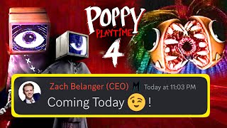 Poppy Playtime CHAPTER 4 – Final Trailer Coming Today?...(Release Date Revealed?)\