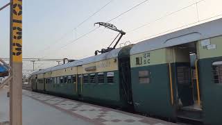 Vijayawada to NSP Memu Train at Palakollu,విజయవాడ నుండి నరసాపురం వరకు మెము ట్రైన్ పాలకొల్లు