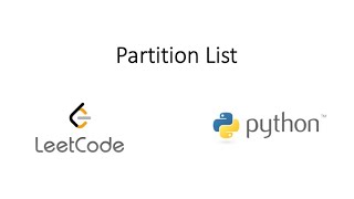 Leetcode - Partition List (Python)