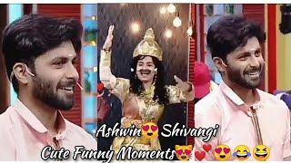 "Mannar Manna👑"Shivangi😂 and Ashwin😻Cute😍Funny Moments💞😍in Cook with Comali😄❤Latest trending❤
