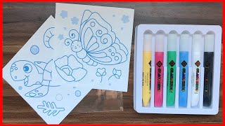 Bộ tô màu thần kì biến đổi trong suốt như thủy tinh - Magic coloring set (Chim Xinh)