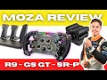 MOZA R9 Wheelbase | GS GT Wheel | SR-P Pedals Review by Racing Driver