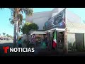 Las amenazas contra una tienda por su bandera mexicana | Noticias Telemundo