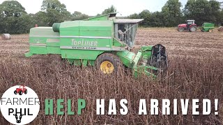 DEUTZ-FAHR TO THE RESCUE!!!! | HARVESTING BEANS