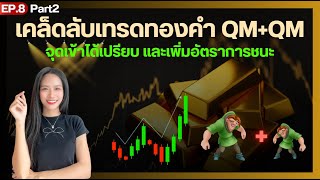 Part2 เคล็ดลับเทรดทองคำ ด้วยเทคนิค QM+QM 2024 เข้าใจง่าย Winrate สูง [EP.8 เทรดทองคำ ] Plengnutcha