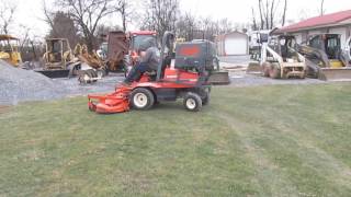 2004 Kubota F3060 4x4 Front Cut Mower w/ Grass-Leaf Collection System!