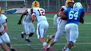 Isaiah Newell vs Jack Delaney | Las Lomas at Acalanes FB 081918