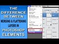 The Difference Between Merging And Flattening Layers in Photoshop Elements