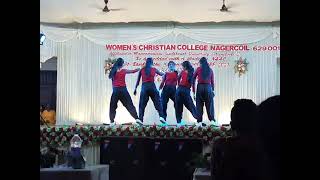 variety dance performance by B.COM- WID FAC 2022 ( WOMEN'S CHRISTIAN COLLEGE NAGERCOIL)@linrego2518