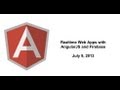 Realtime Web Apps with AngularJS and Firebase