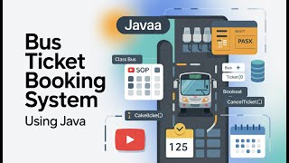 🚌 Bus Ticket Booking System – Java (mini project using java Oop concept(Menu Driven System)). #java
