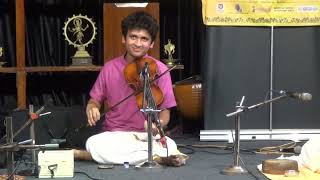 Chi. Sivateja Mallajosyula - Violin recital -Chandrajyothi Ragam - Bagayanayya - Sri Tyagaraja Kriti