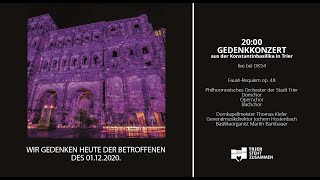 Gedenkkonzert der Stadt Trier am 01.12.2021 (HD-Version - ReUpload)