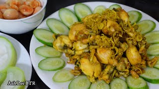 Anh Lee BTR | Cách làm Ếch Xào Sả Ớt ăn với cơm cà pháo ngâm chua ngọt đậm đà MIỀN TÂY