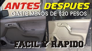 Como lavar las tapas de tu golf mk3  jetta mk3 facil y rapido