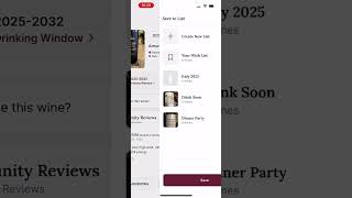 How to use wine list on CellarTracker
