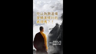 龍德上師：你以為跑道場是精進修行的表現嗎？！