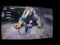 「mh3u g 」g★2 advanced cloudless thunder dual zinogre with lance