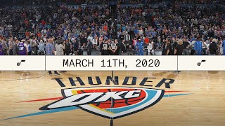 March 11, 2020 in Oklahoma City | UTAH JAZZ