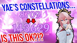 HOW FAR SHOULD YOU GO? An Honest Review of Yae Miko's Constellations - Genshin Impact