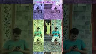 Ponna pekka sonna 🤣🤣 Newly Married vs After 1 year -- Husband wife funny shorts #trending #comedy