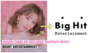 IZ*ONE’s Miyawaki Sakura Reported To Sign With Big Hit + Agency Comments In Response