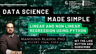 #Tutorial in linear and non linear #regression in #python. #statistics #datascience