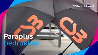 Paraplus bedrukken | Zeefdruk | Bedrukken.nl