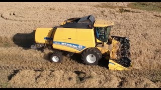 Barley Harvest 2018 with New Holland TC5.90