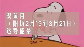 双鱼月（阳历2月19到3月21日）运势能量 整合能量 无时限