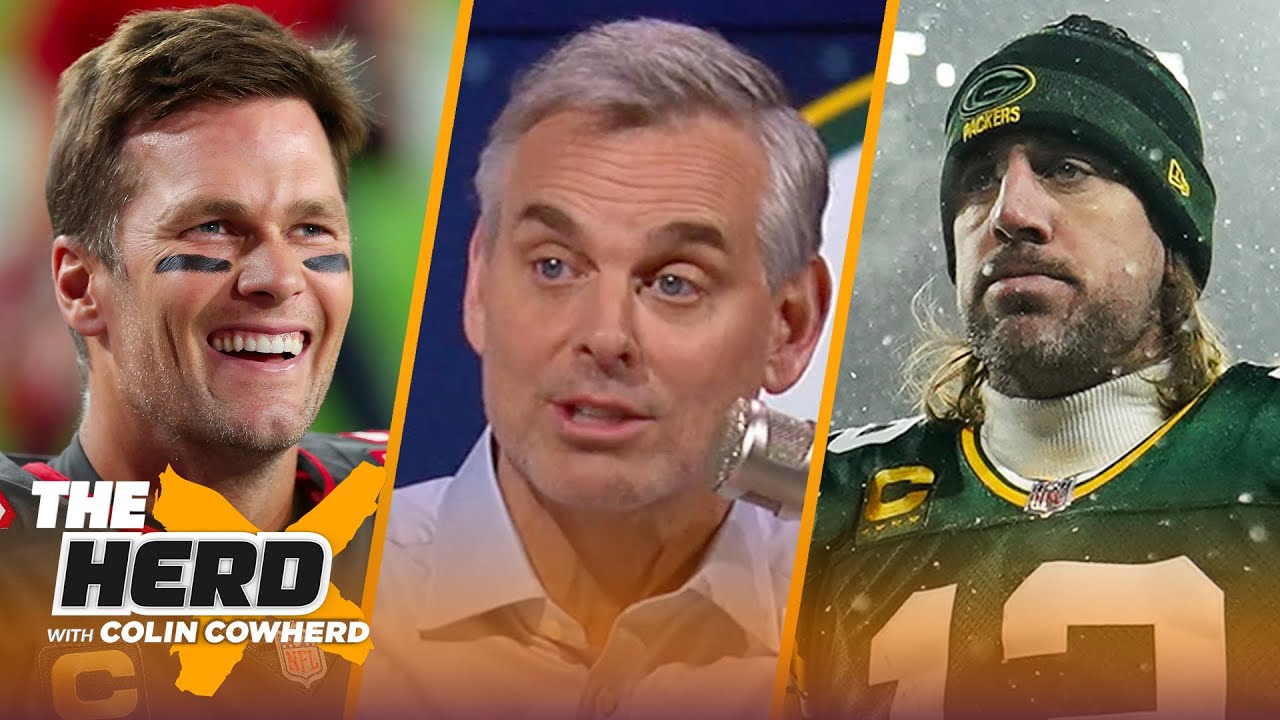 Aaron Rodgers' cryptic posts is reminiscent of Brett Favre, talks Tom Brady — Colin | NFL | THE HERD