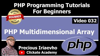 032 - PHP Multidimensional Array | PHP Tutorial for Beginners Full Course