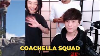 Valkyrae, Myth, and Peterpark Visits Sykkuno's Stream Before Coachella