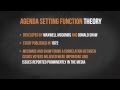 The Agenda Setting Function Theory | Media in Minutes | Episode 3