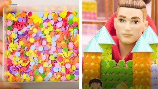 How To Make Mini Castle For Barbie| MINIATURE IDEAS FOR DOLLHOUSE | #Shorts