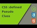 Uses for the CSS  :defined Pseudo-Class