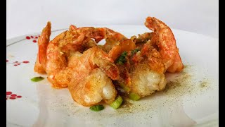 香煎大虾 (Pan-Fried Shrimp) - 虾肉鲜爽，外皮焦香