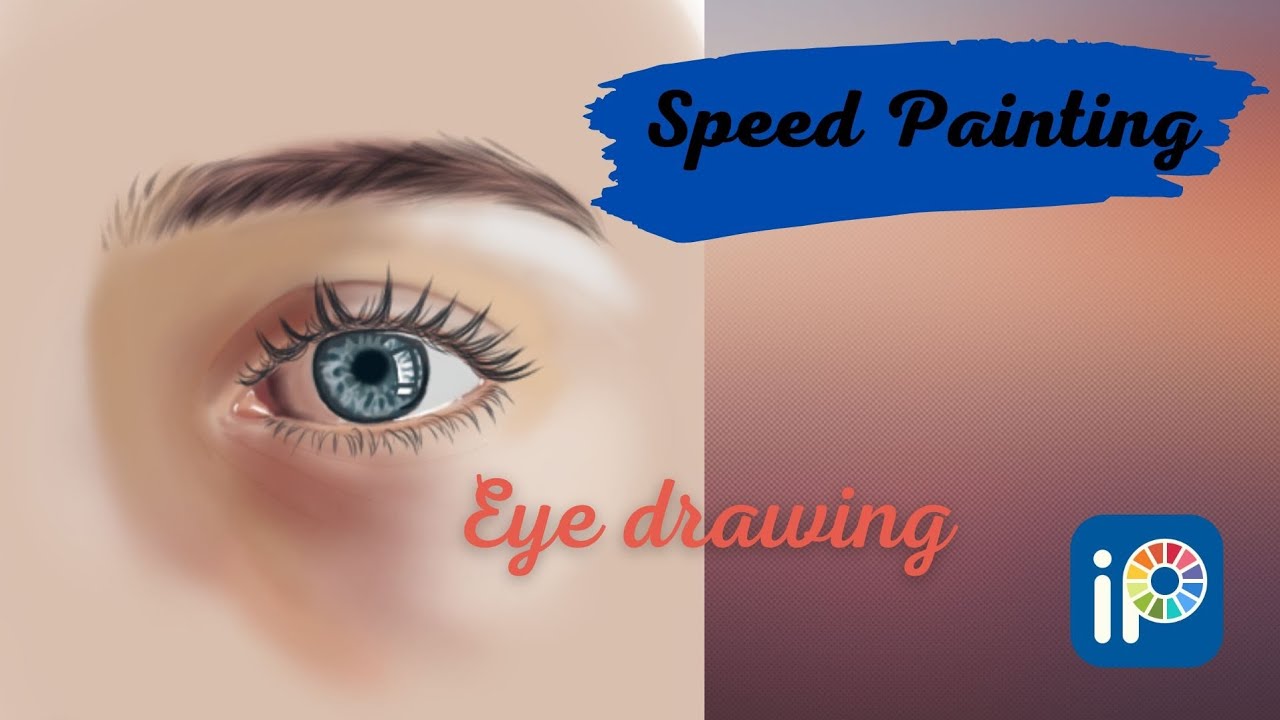 How I Draw Eye In Ibispaint X Speed Painting Youtube