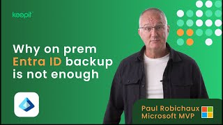 Why on prem Entra ID backup is not enough