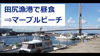 2019.12[田尻漁港]昼食⇒泉佐野マーブルビーチ