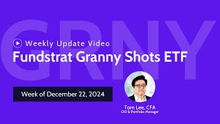 December 22, 2024 - Fundstrat Granny Shots ETF $GRNY Weekly Update